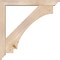 Ekena Millwork Imperial Traditional Smooth Bracket w/ Offset Brace, Douglas Fir, 5 1/2"W x 40"D x 40"H BKT0604X40X40IMP01SDF - alternate 2